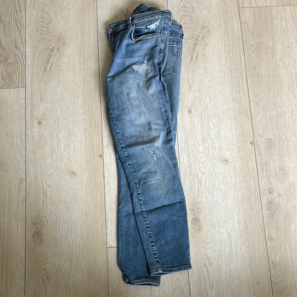 J Brand Blue Straight Skinny Jeans